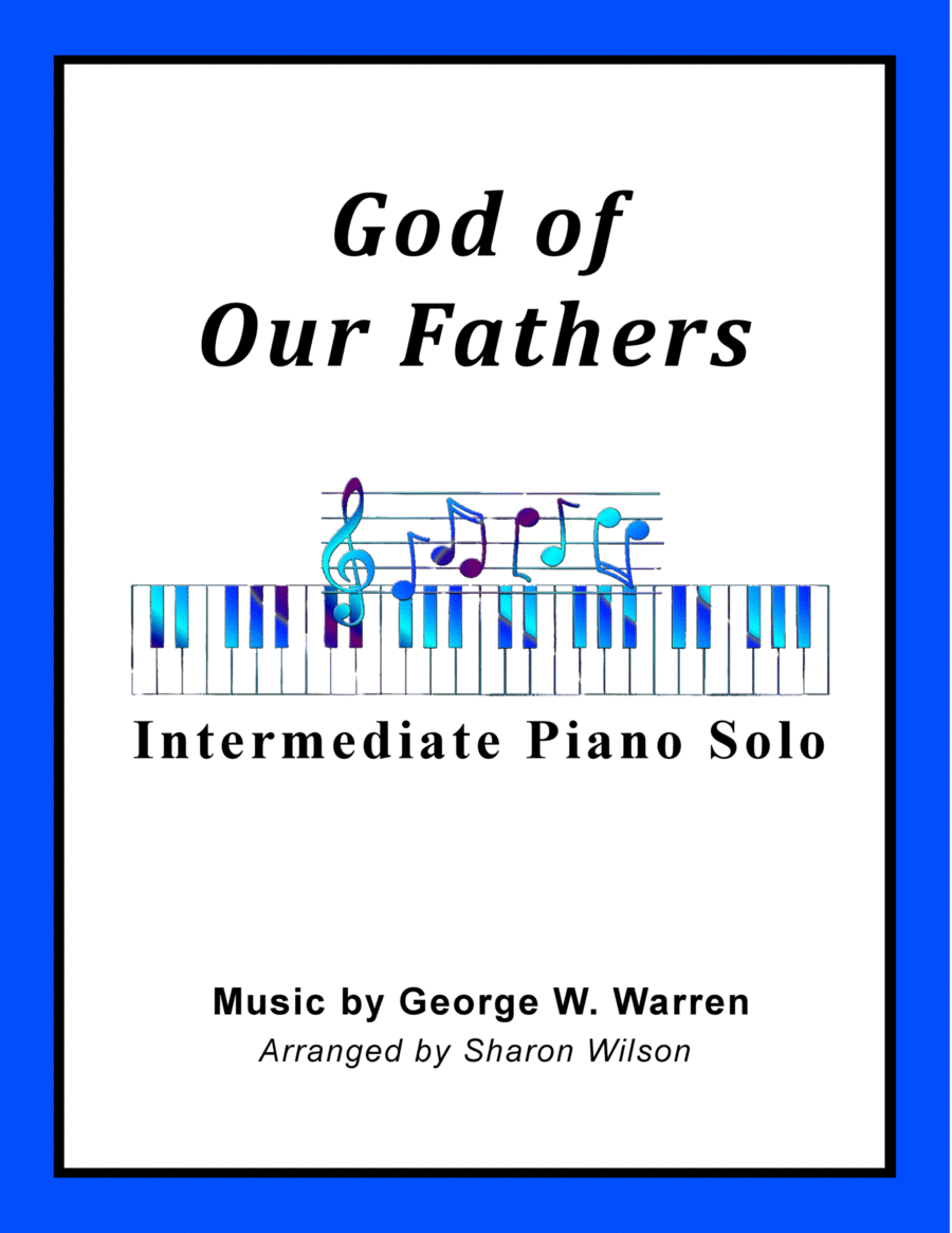 God of Our Fathers Piano Solo scores gallery preview page 1