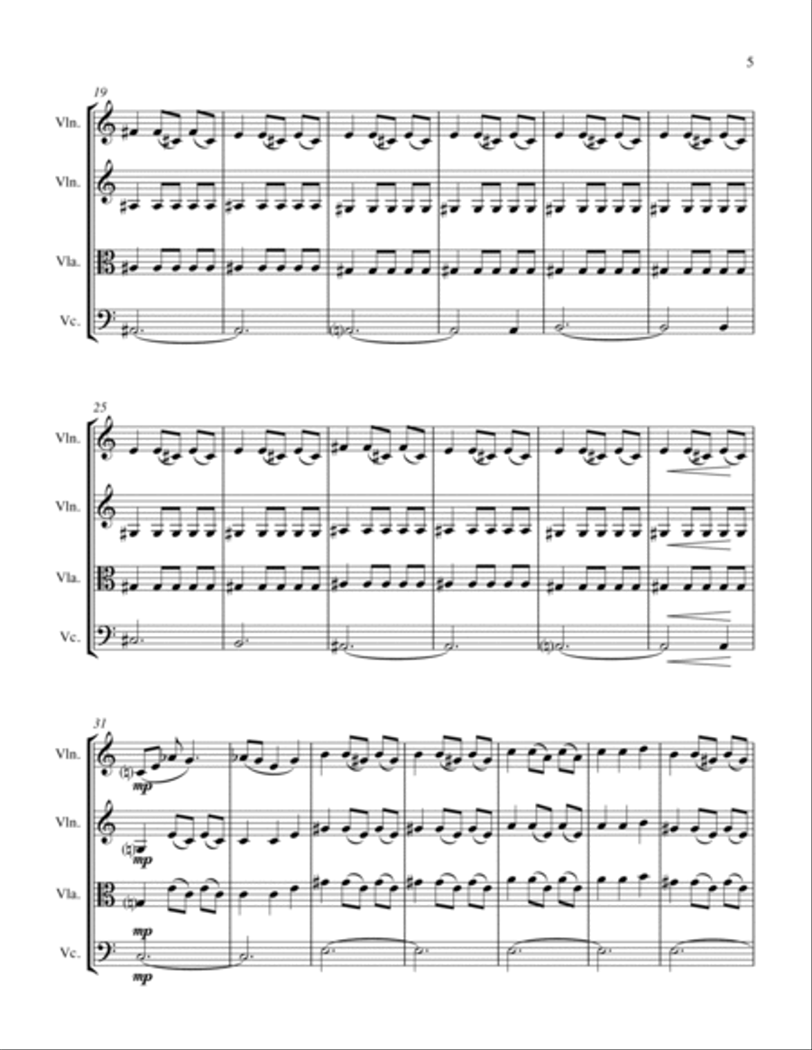 Passacaglia String Trio scores gallery preview page 5