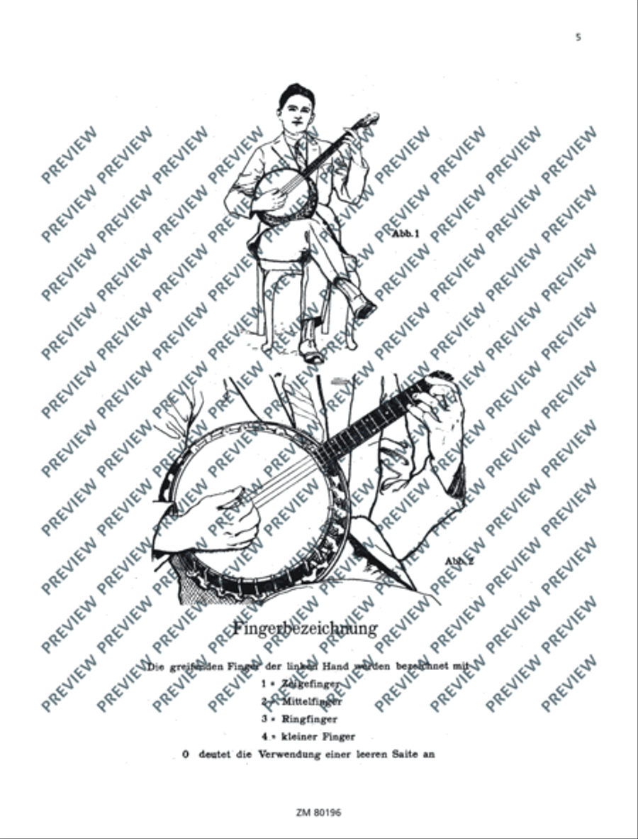 Schule für Tenorbanjo (4-saitig) Banjo scores gallery preview page 8