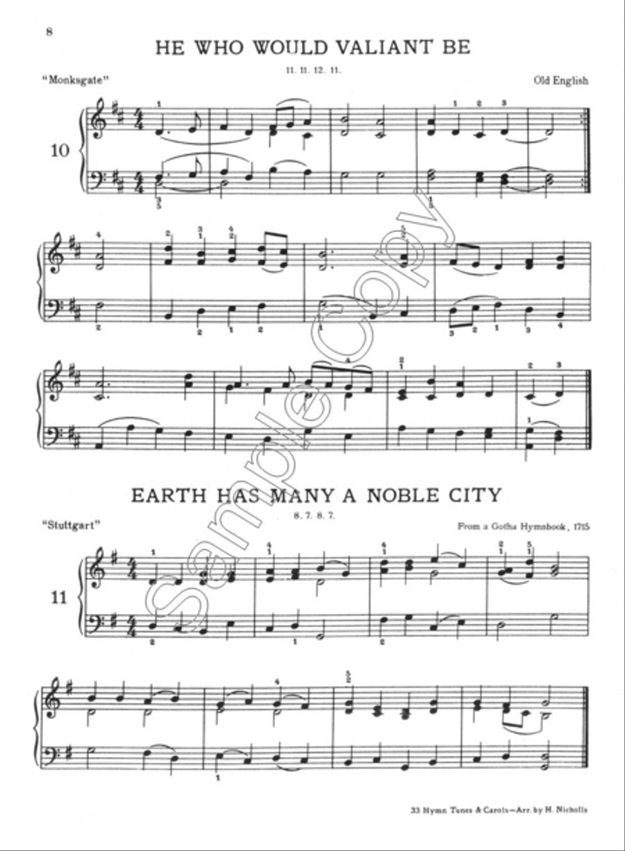Hymns and Carols Hymns and Carols Piano Solo scores gallery preview page 3