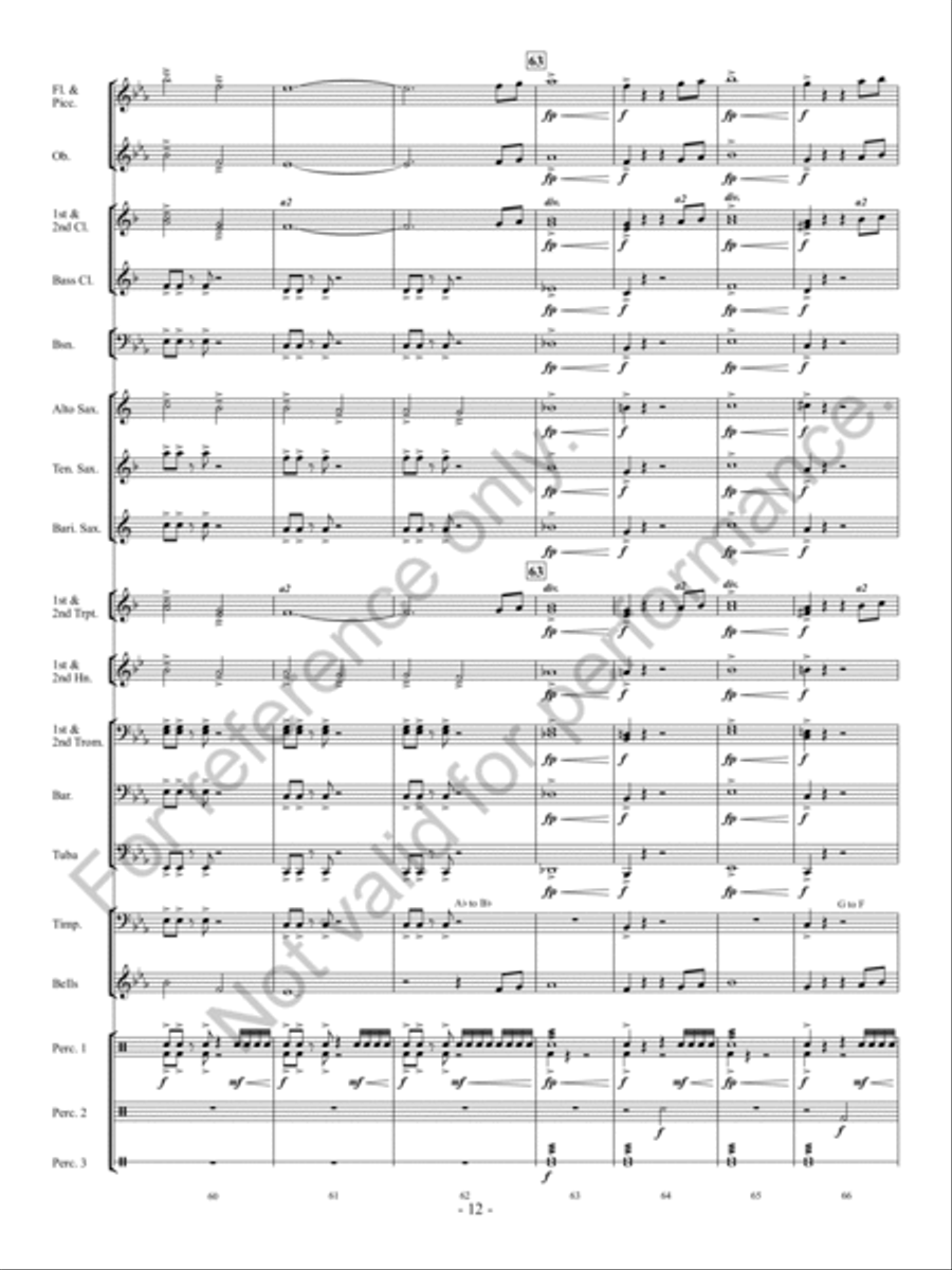 Starship Legacy Starship Legacy Concert Band scores gallery preview page 13