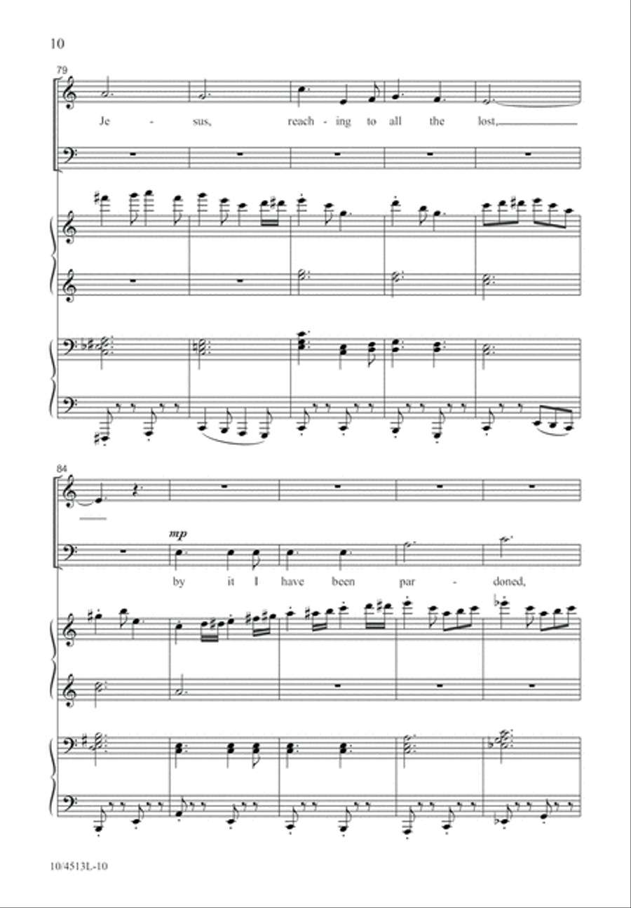 Wonderful Grace of Jesus 4-Part scores gallery preview page 11