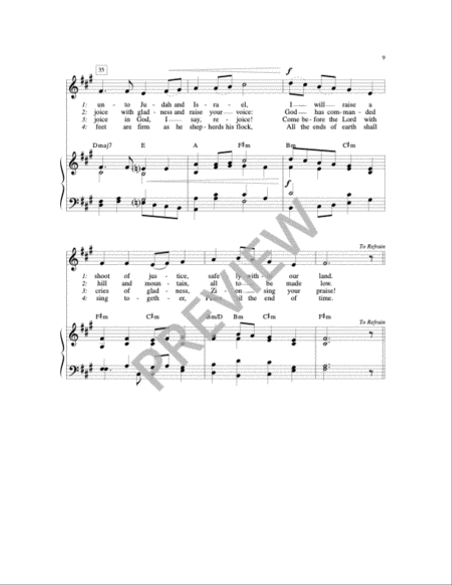 Maranatha Come Lord Jesus 4-Part scores gallery preview page 11