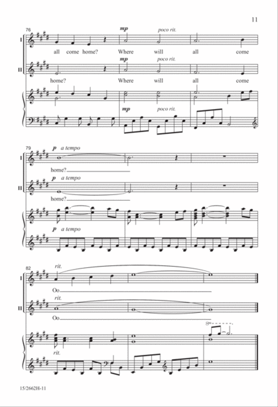 Where Go the Boats? 2-Part scores gallery preview page 12