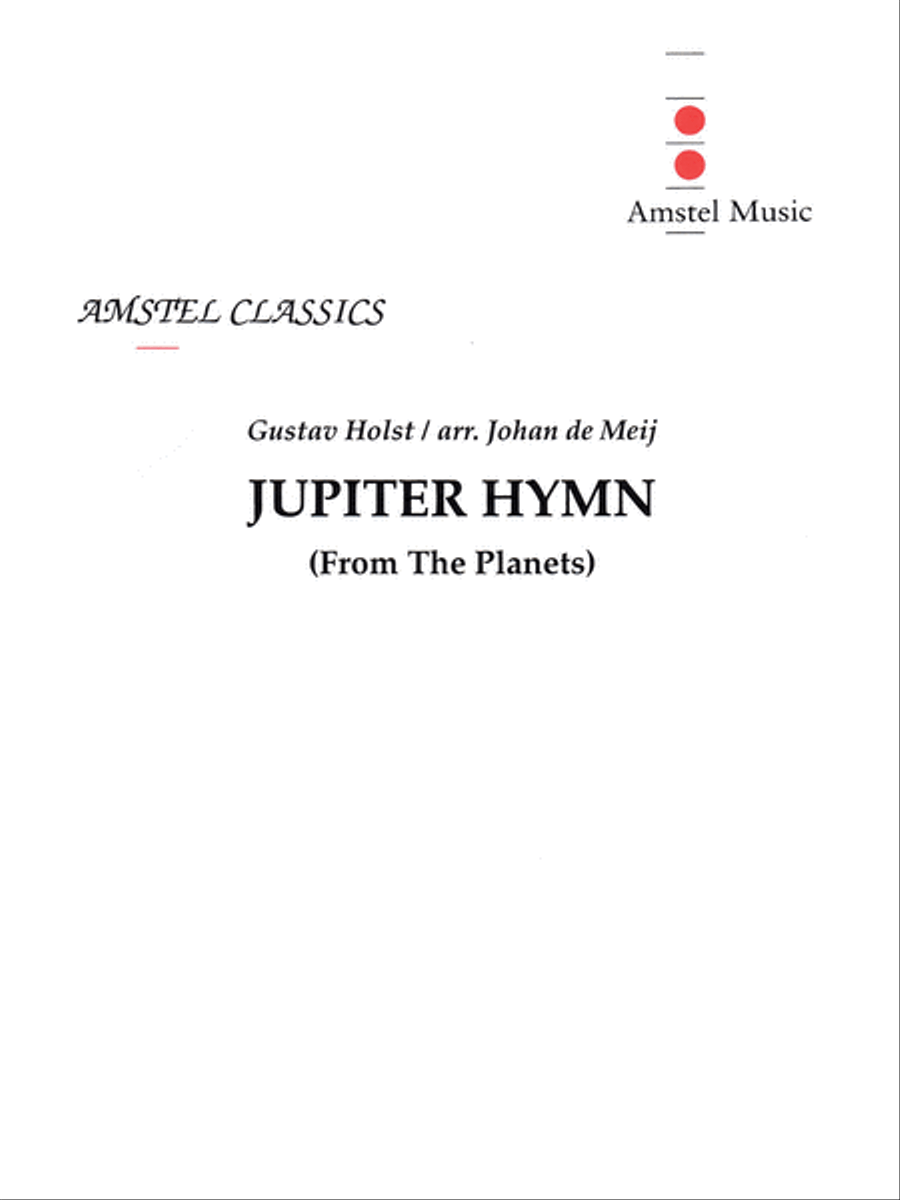 Jupiter Hymn (from The Planets) Concert Band scores gallery preview page 1
