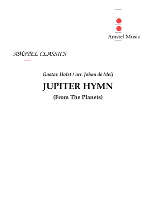 Book cover for Jupiter Hymn (from The Planets)