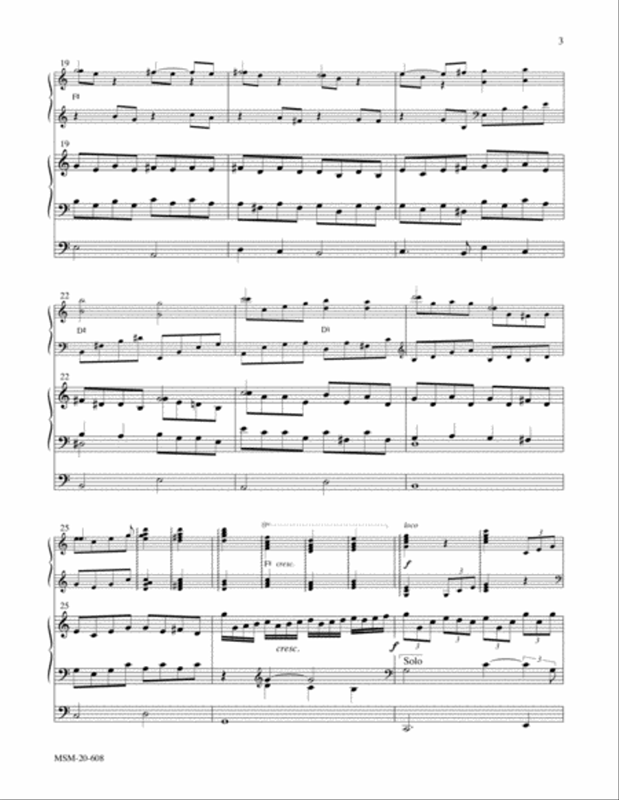 Crucifer No. 3 from Hymns for Harp and Organ Harp scores gallery preview page 4