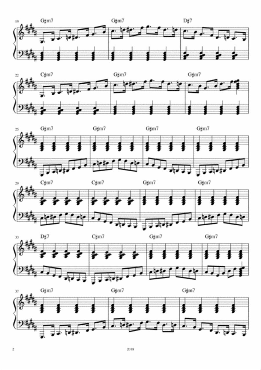 Blues Exercises - Series 1 - Part C Piano Method scores gallery preview page 2
