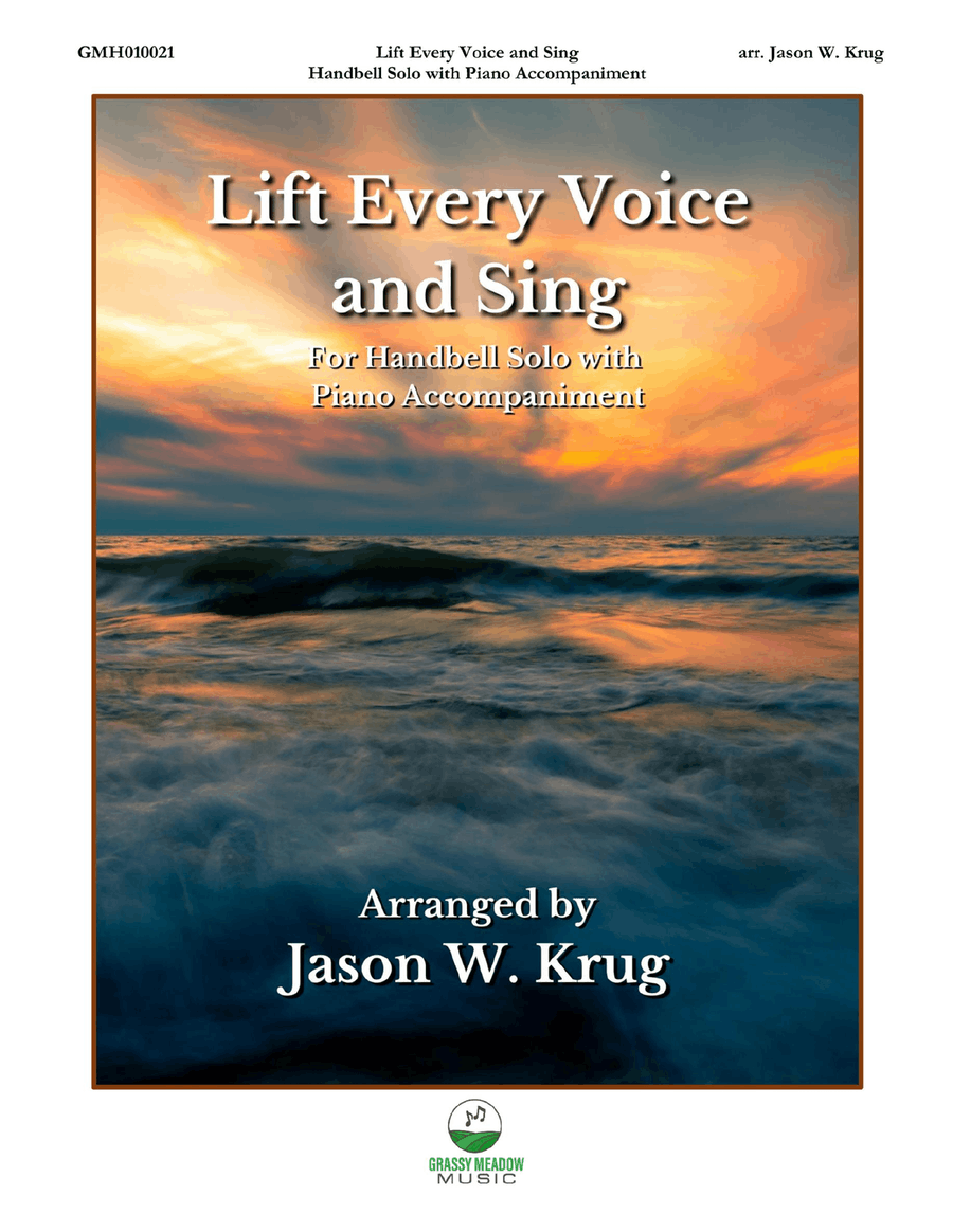 Lift Every Voice and Sing (for handbell solo with piano accompaniment) Handbell Choir scores gallery preview page 1