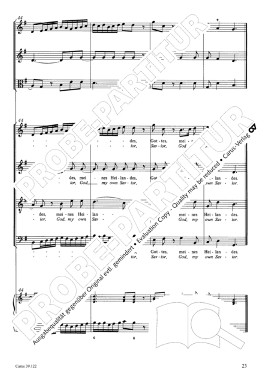 All my spirit exalts (With my spirit I praise the Lord) 4-Part scores gallery preview page 24