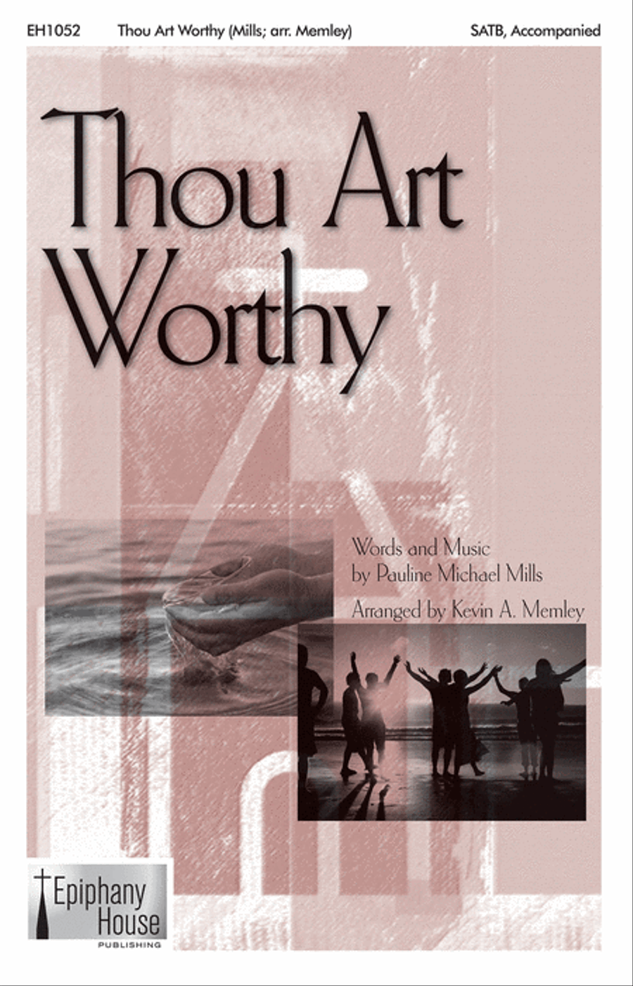 Thou Art Worthy 4-Part scores gallery preview page 1