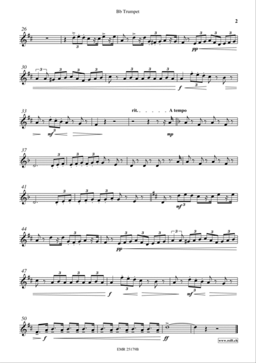 2 Chorus Of Gipsies Trumpet scores gallery preview page 3