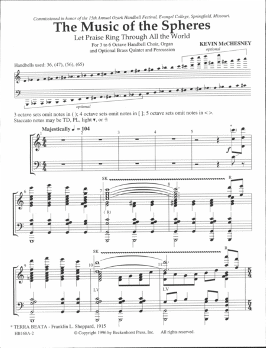 The Music of the Spheres 5-Octaves scores gallery preview page 7