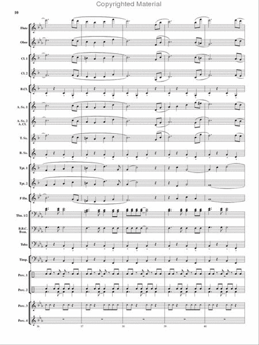 Tempest Rising Concert Band scores gallery preview page 9