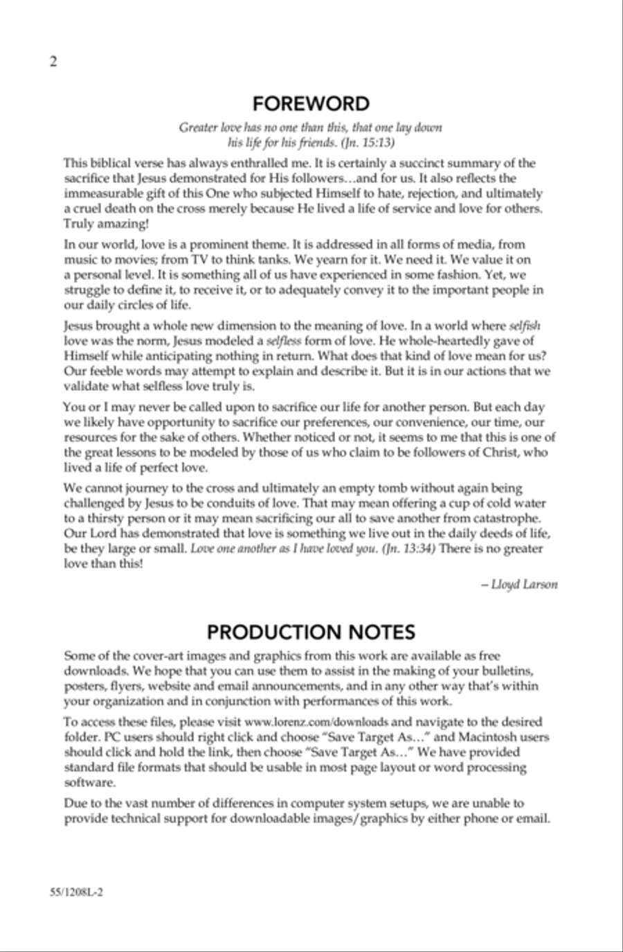 No Greater Love Choir scores gallery preview page 2