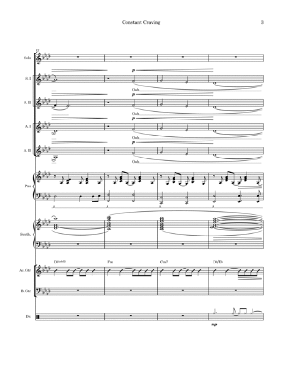 Constant Craving Small Ensemble scores gallery preview page 3