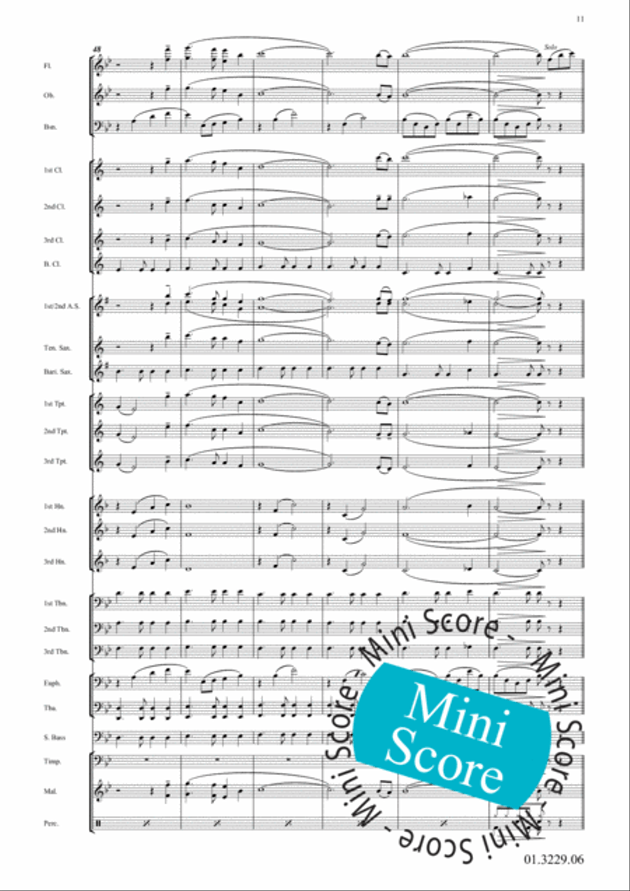 A Little Love Song Concert Band scores gallery preview page 15