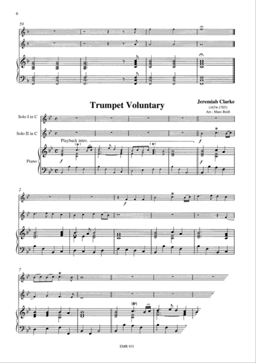 Wedding Music Brass Ensemble scores gallery preview page 4