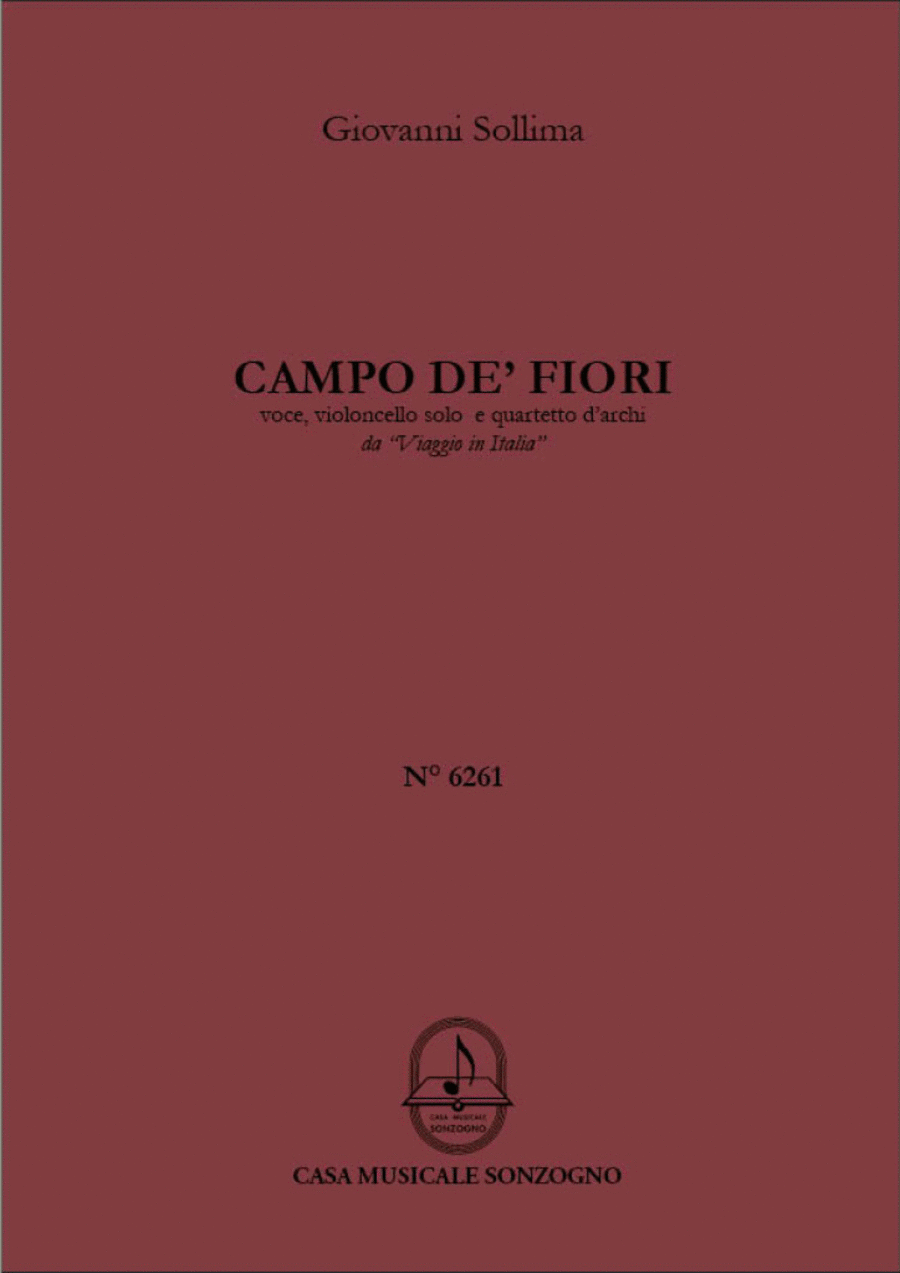 Campo de' fiori (da Viaggio in Italia) String Quartet scores gallery preview page 1