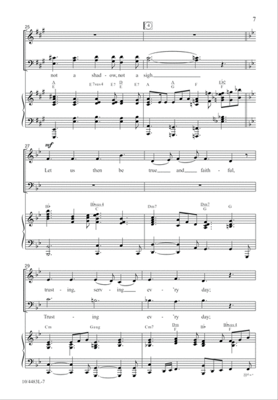 When We All Get to Heaven 4-Part scores gallery preview page 7
