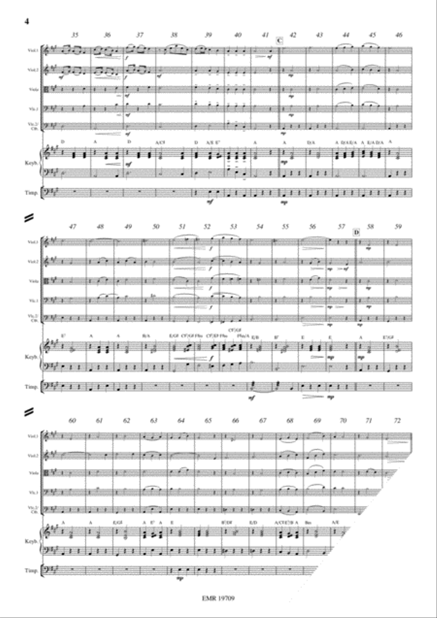 Plaisir d'Amour String Orchestra scores gallery preview page 4
