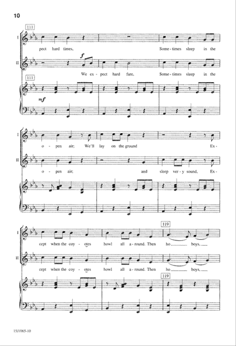 Americans West Americans West 2-Part scores gallery preview page 10