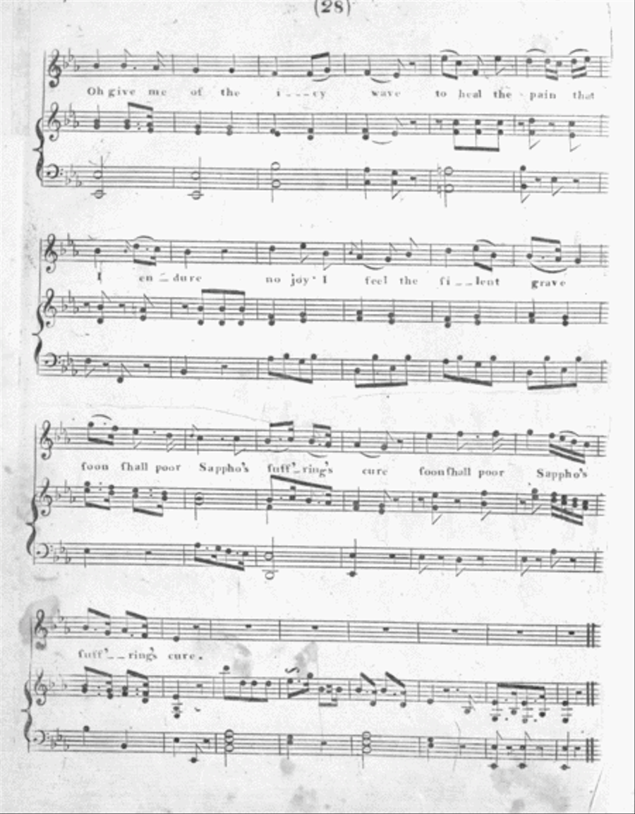 Sappho on the Rock of Lucate Voice scores gallery preview page 2