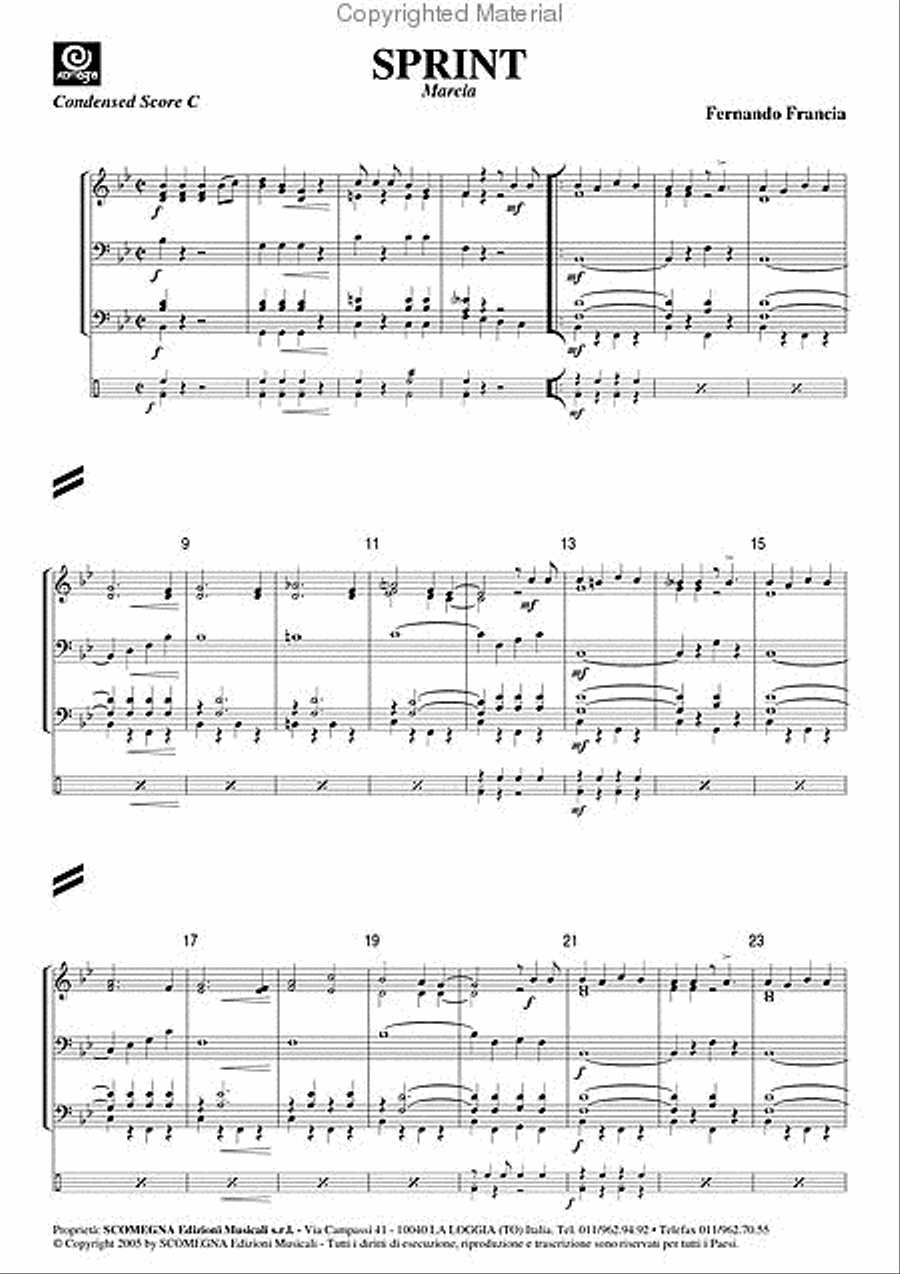 Red Book Vol. 1 - 24 Marches Marching Band scores gallery preview page 23