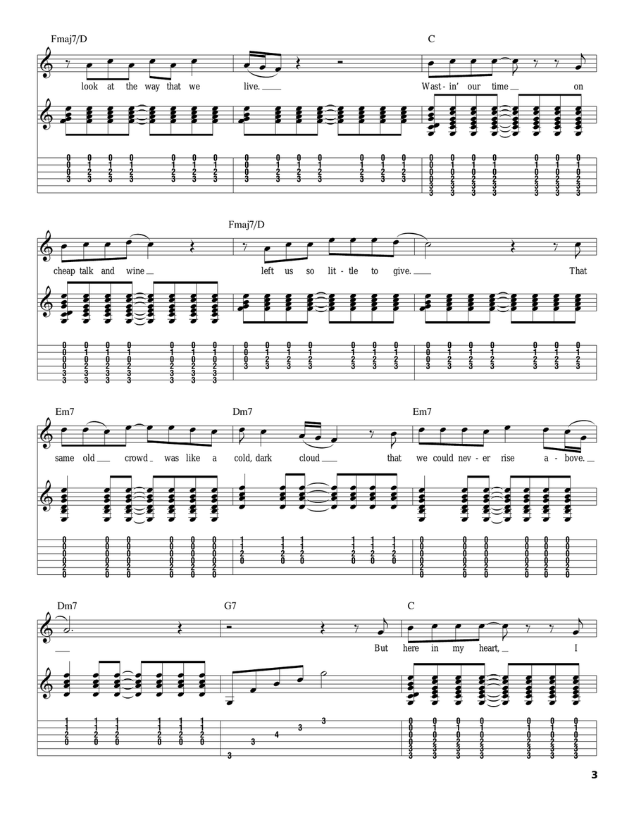 Best Of My Love Best Of My Love Acoustic Guitar scores gallery preview page 3