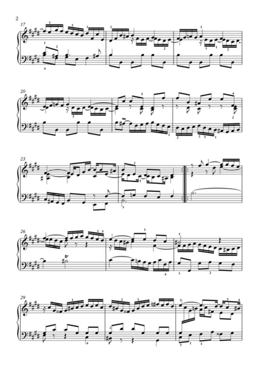 Prelude and Fugue (4 parts) in E Major BWV 878