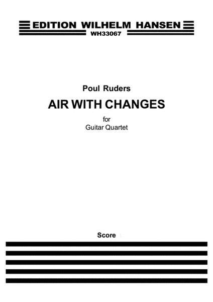Air With Changes - For Guitar Quartet