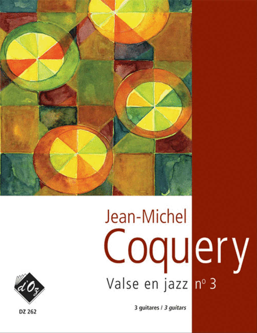 Valse en jazz no 3 Guitar Ensemble scores gallery preview page 1