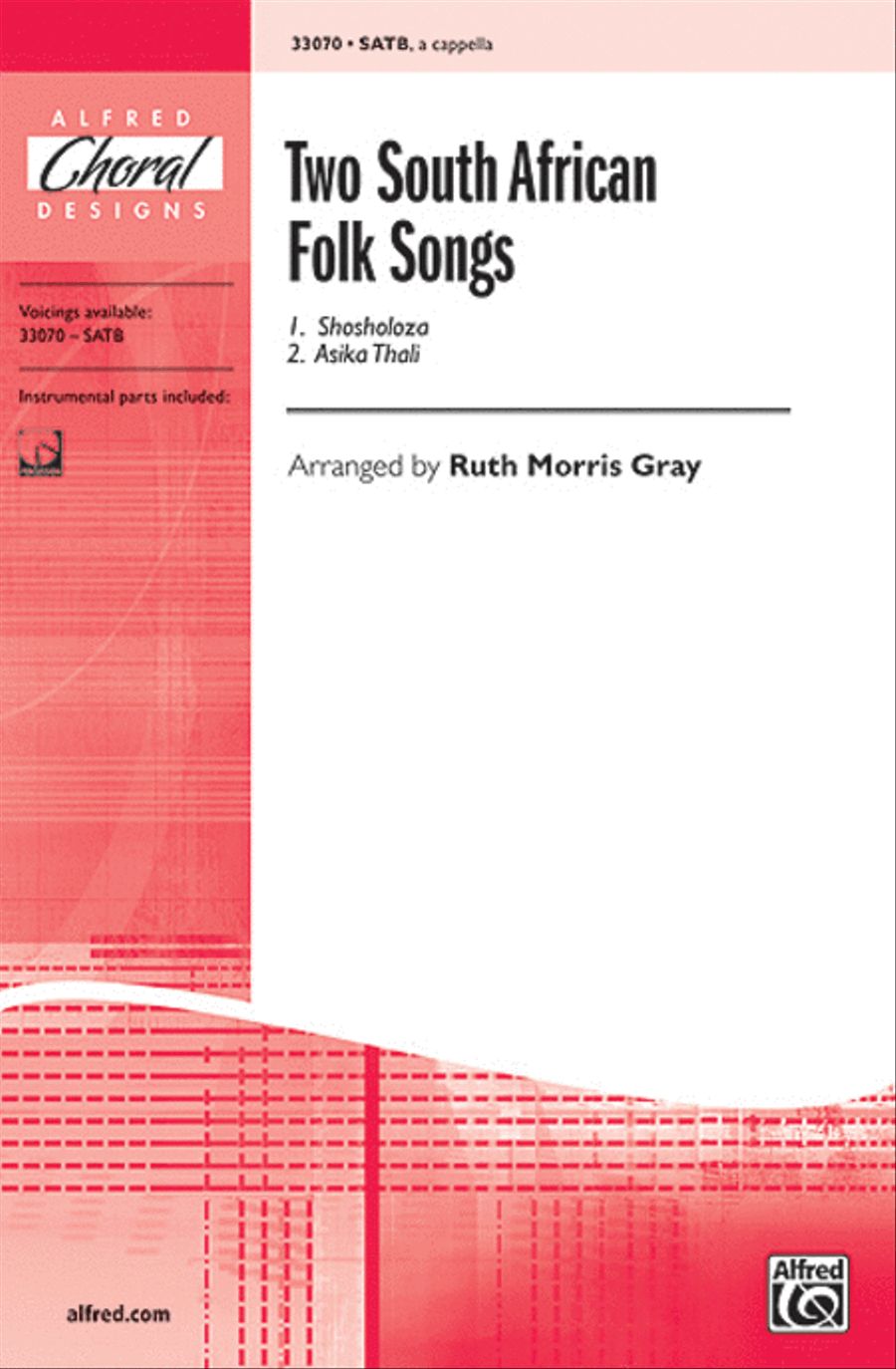 Two South African Folk Songs 4-Part scores gallery preview page 1