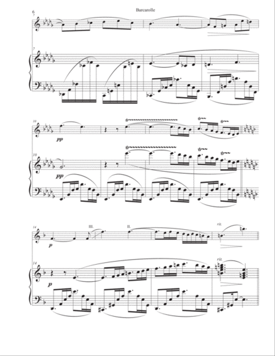 Three Places in New Jersey for Violin and Piano Violin Solo scores gallery preview page 6