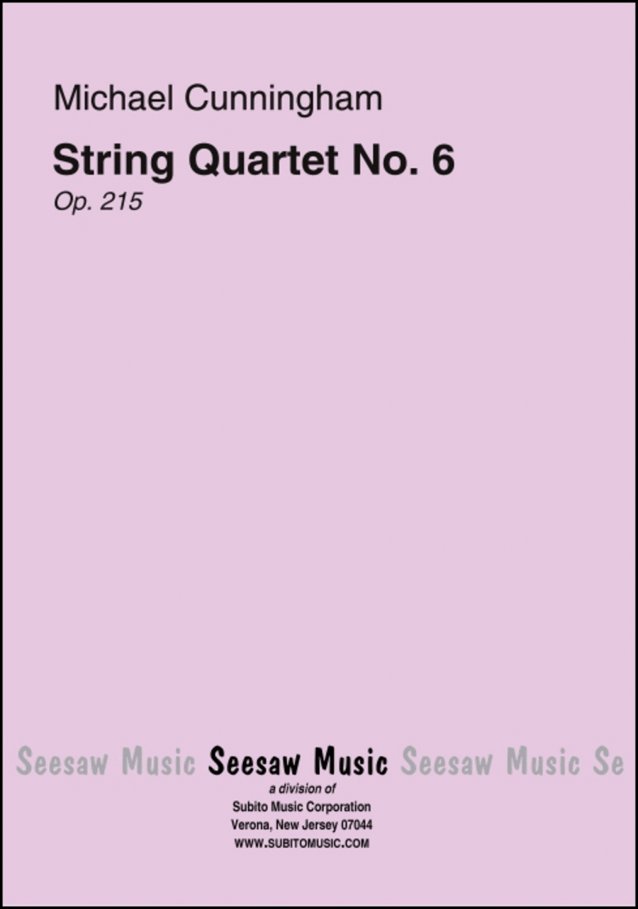 String Quartet No. 6 String Quartet scores gallery preview page 1