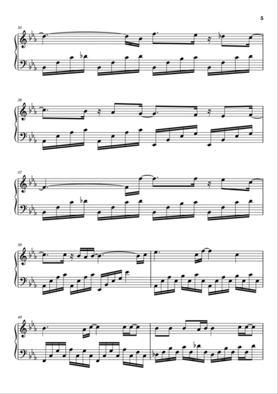 All Of Me Piano Solo scores gallery preview page 5