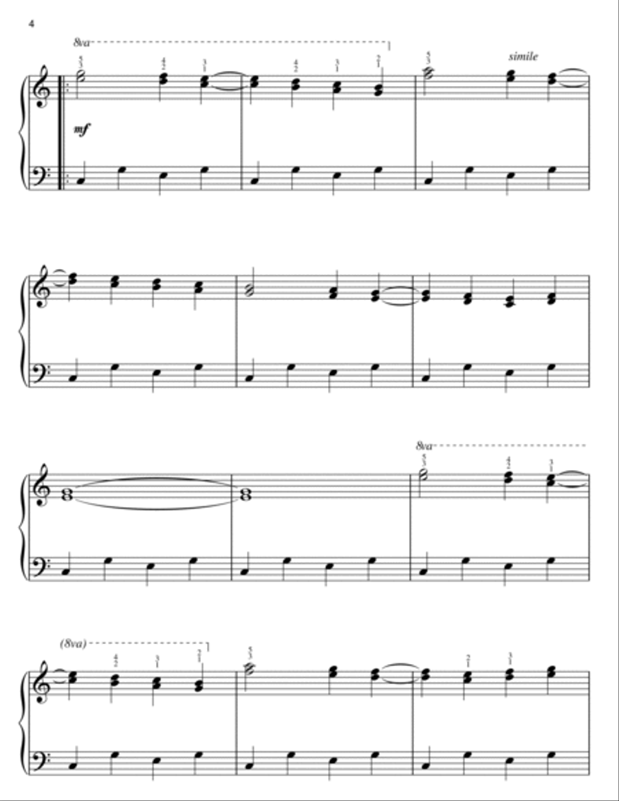 Valencia Valencia Easy Piano scores gallery preview page 4