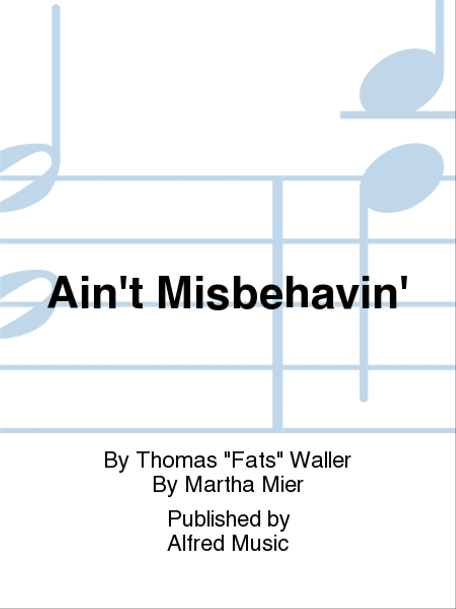 Ain't Misbehavin' Piano Solo scores gallery preview page 1