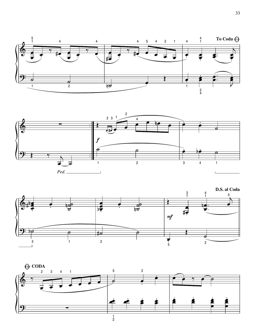Mah-Na Mah-Na (arr. Lee Evans) Piano Solo scores gallery preview page 2