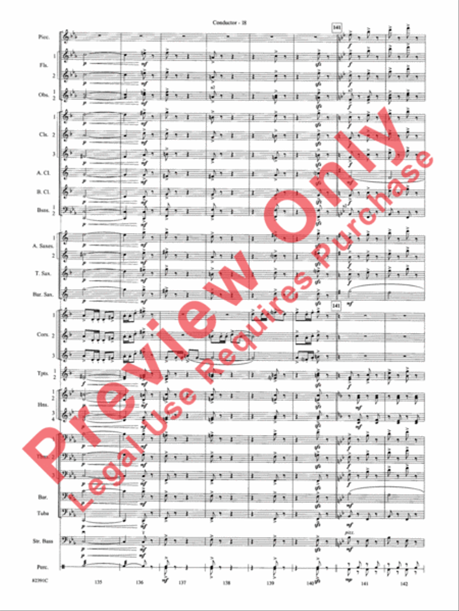 Bugler's Holiday Bugler's Holiday Concert Band scores gallery preview page 21