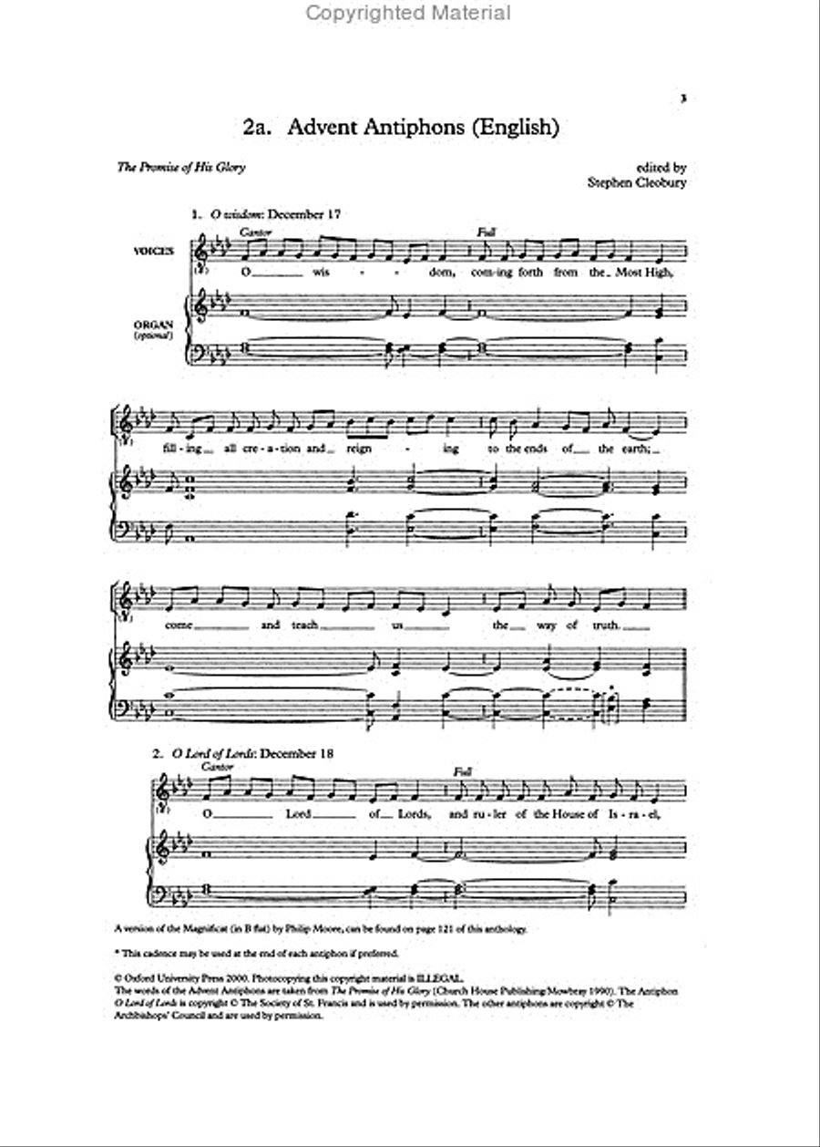 Advent for Choirs 4-Part scores gallery preview page 3