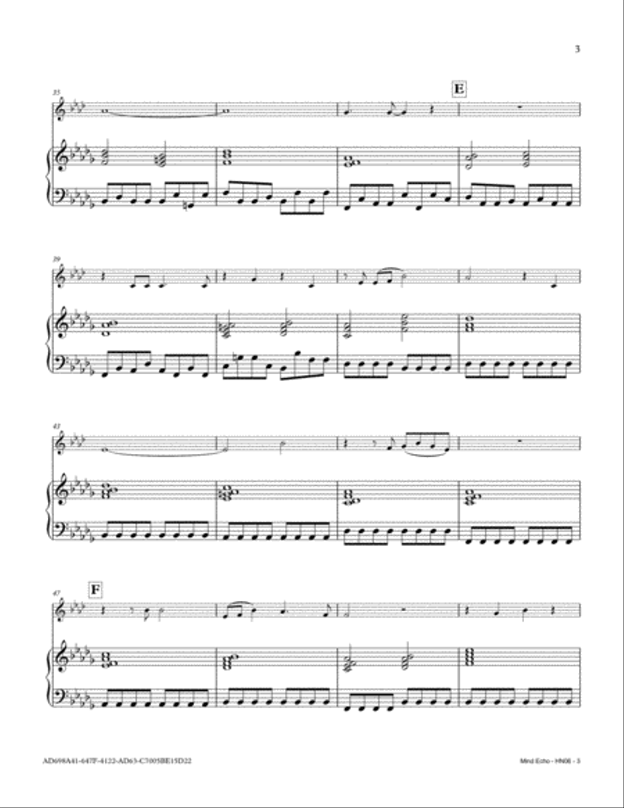 Mind Echo Horn scores gallery preview page 3