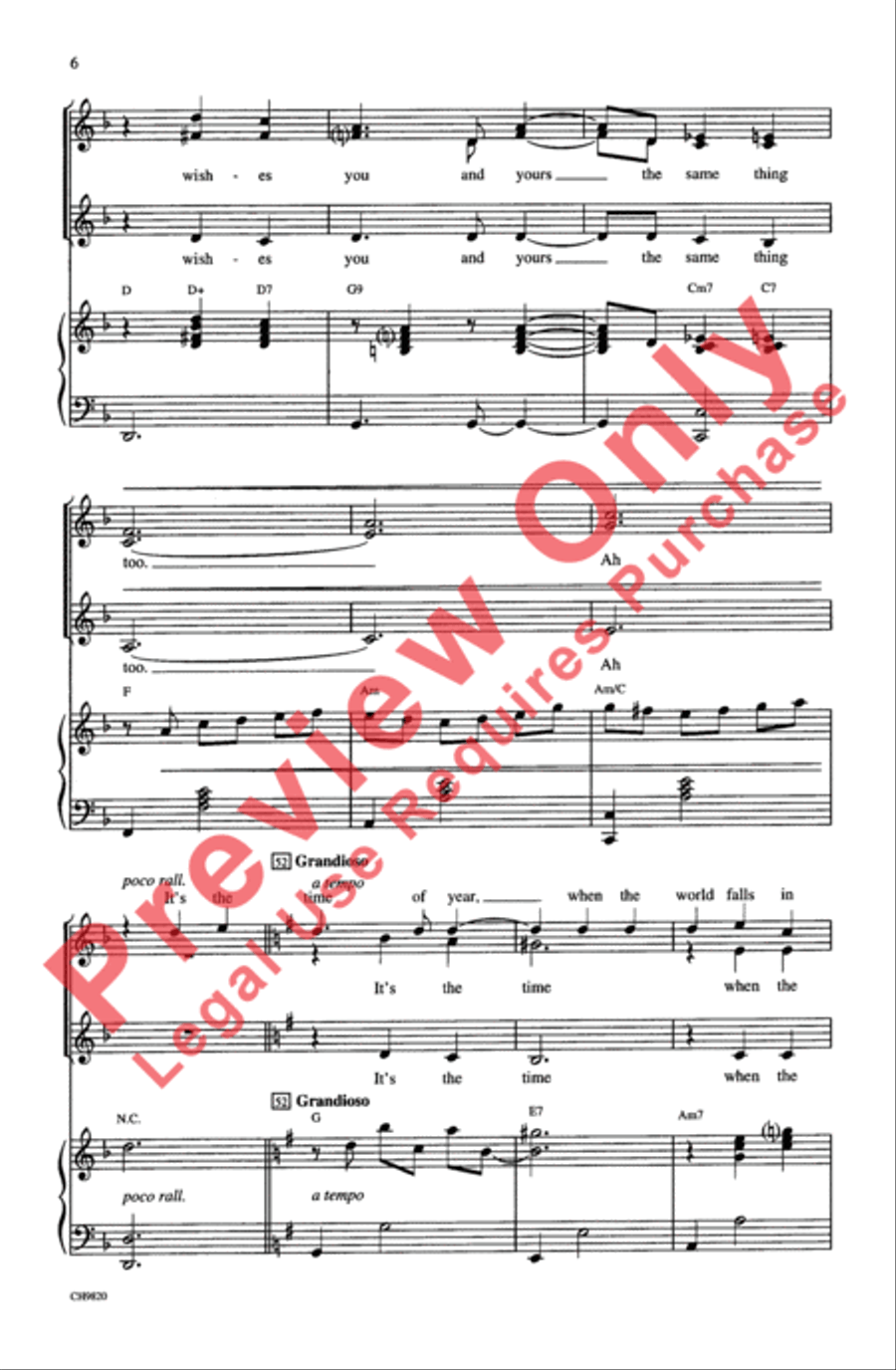 The Christmas Waltz Women's Choir scores gallery preview page 5