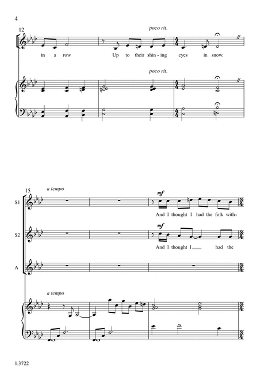 Winter Eve SSA scores gallery preview page 4