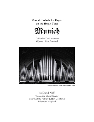 Book cover for Chorale Prelude on MUNICH