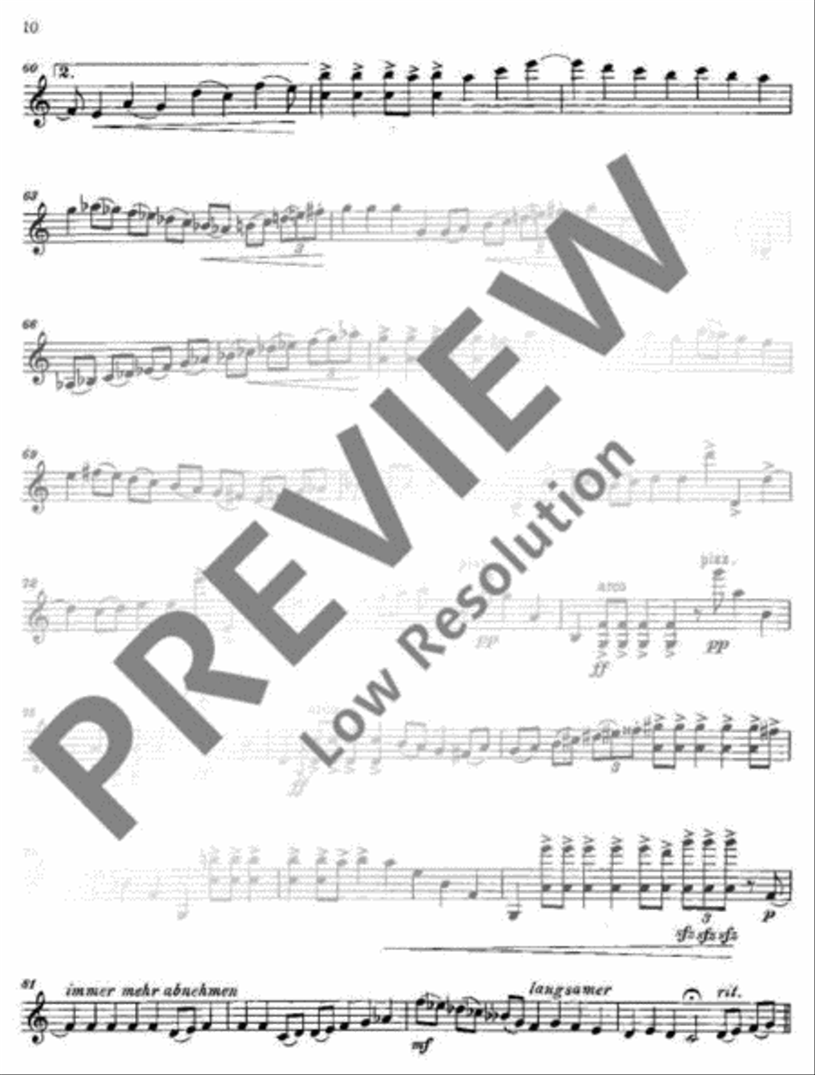 1. Sonate 1. Sonate Violin Solo scores gallery preview page 11
