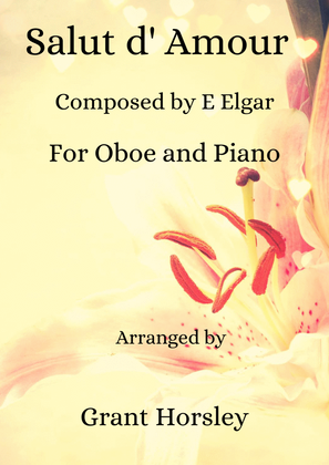 Book cover for "Salut d’ Amour"- E Elgar-Oboe and Piano
