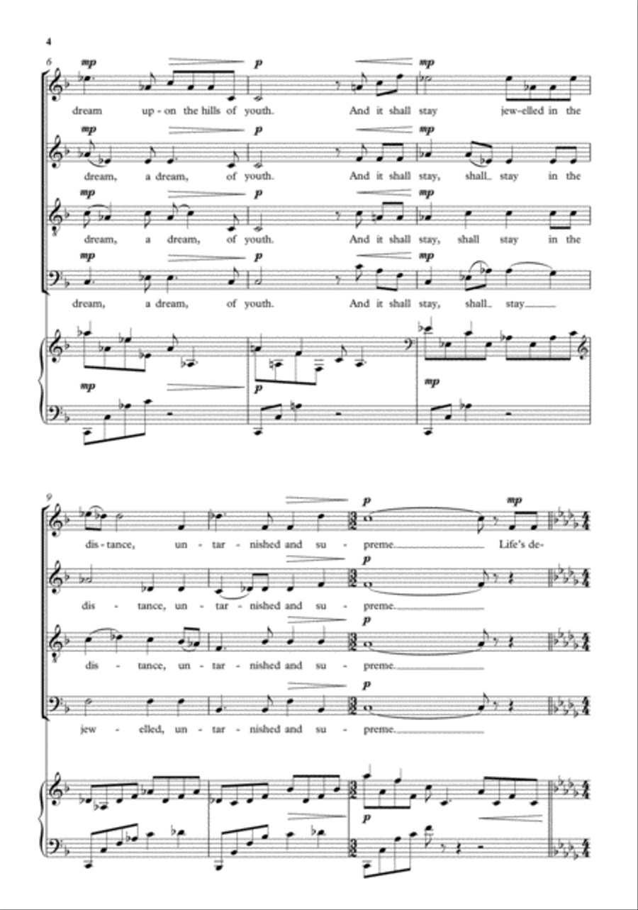 The Real of Heart 4-Part scores gallery preview page 3