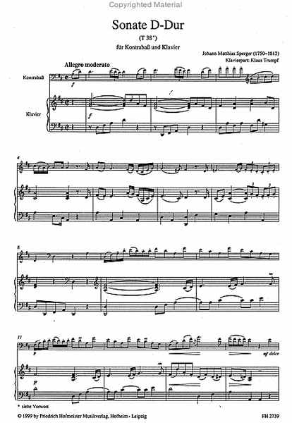 Sonate D-Dur (T38)