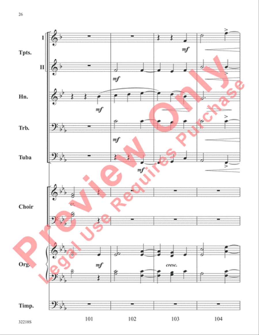 Awake, My Heart Awake, My Heart Choir scores gallery preview page 27